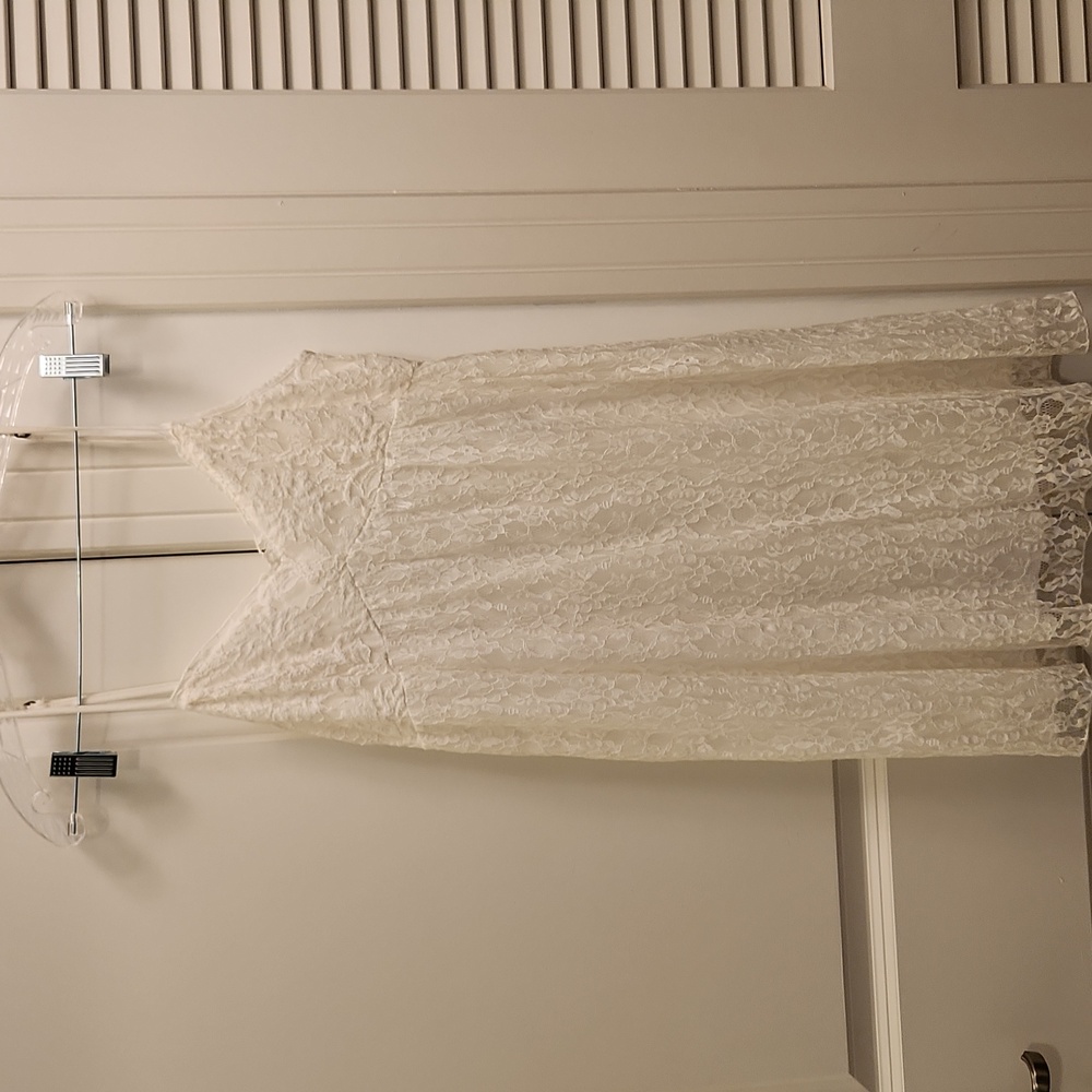 NWOT White Lace Dress